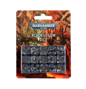 Picture of Black Legion Dice Set Warhammer 40,000