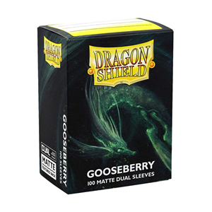 Picture of Matte Dual Gooseberry Standard Size Sleeves Dragon Shield ( 100 Sleeves )