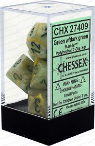 Picture of Chessex Marble Green/dark green