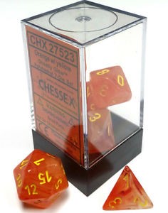 Picture of Chessex Ghostly Glow™ Orange/yellow