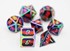 Picture of Pride Flag Metal Dice Set - Poly Pride Flag