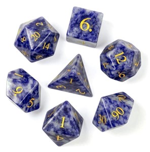 Picture of Blue Dot Jasper Dice Set