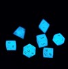 Picture of Luminous Stone Blue (Glows in the Dark) Dice Set