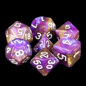 Picture of Aurora Royal Purple Dice Set