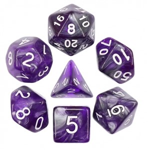 Picture of Blend Dark Crystal Dice Set