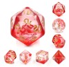 Picture of Crimson Light Dice Set