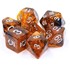 Picture of Glitter Orange Dice Set