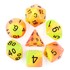 Picture of Yellow Orange Glow In the Dark Dice Set