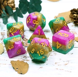 Picture of Layer Mardi Gras Dice Set