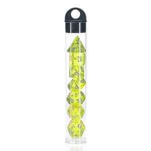Picture of Transparent Yellow Mini Dice Set