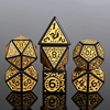 Picture of Gold Magic Flame Dice Set