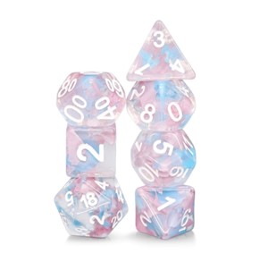 Picture of Pink Butterfly Dice Set