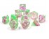 Picture of Pearl Swirl Green / Purple 11 Dice Set