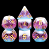 Picture of Dripping Cream Transparent Layer Dice Set