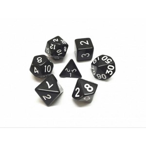 Picture of Jumbo Opaque Black Dice Set