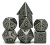 Picture of Silver Barrel Copper Ancient Dragon Font Metal Dice Set