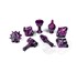 Picture of PolyHero Cleric 8 Dice Set Vile Violet