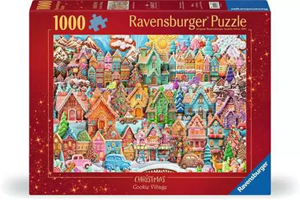 Picture of Christmas Cookie Village Puzzle (1000 Piece)