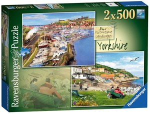 Picture of Picturesque Landscapes No.1 Yorkshire-Whitby & Runswick Bay (Jigsaw 500pc x2)