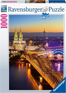 Picture of Cologne by Night 1000 Piece Jigsaw