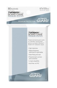 Picture of 7 Wonders Premium Soft Sleeves Ultimate Guard (Pack of 80)