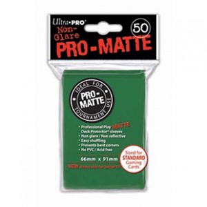 Picture of PRO-MATTE Green Standard Sleeves (50)