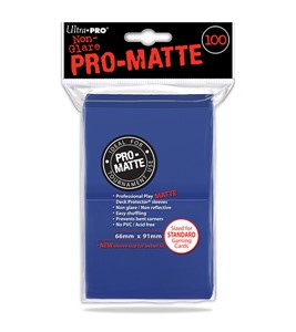 Picture of Ultra Pro Pro-Matte Sleeve Blue Standard 100