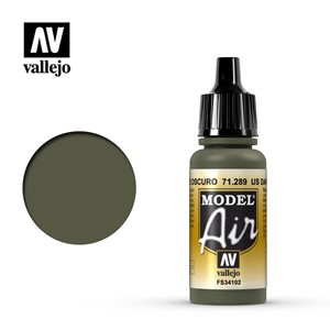 Picture of Vallejo Model Air 17ml - Us Dark Green