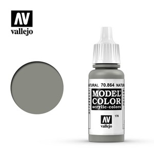 Picture of Vallejo Model Color 17ml - Metallic Natural Steel