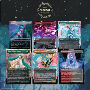 Picture of Secret Lair x Hatsune Miku Sakura Superstar Rainbow Foil English Sealed Magic The Gathering