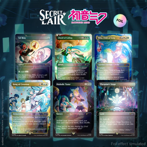 Picture of Secret Lair x Hatsune Miku: Digital Sensation Rainbow Foil English Sealed Magic The Gathering