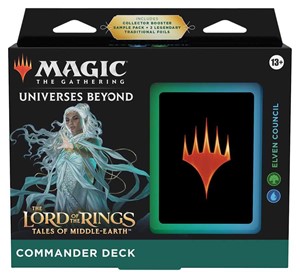 Picture of Lord of the Rings Tales of Middle-Earth Commander Deck Elven Council Magic The Gathering