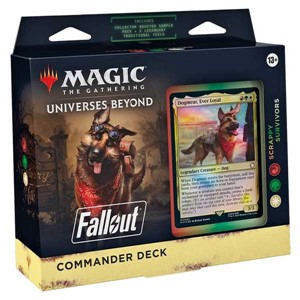 Picture of Scrappy Survivors Fallout Commander Deck Universes Beyond Magic the Gathering