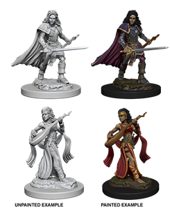 Picture of Human Female Bard Pathfinder Unpainted Miniatures