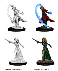 Picture of Human Female Wizard WizKids Pathfinder Deep Cuts Unpainted Minis