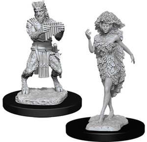 Picture of Satyr & Dryad: D&D Nolzur's Marvelous Unpainted Miniatures (W11)