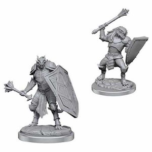 Picture of Dragonborn Clerics - D&D Nolzur's Marvelous Unpainted Miniatures