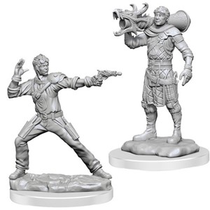 Picture of Human Artificer & Human Apprentice - D&D Nolzur's Marvelous Unpainted Miniatures (W19)